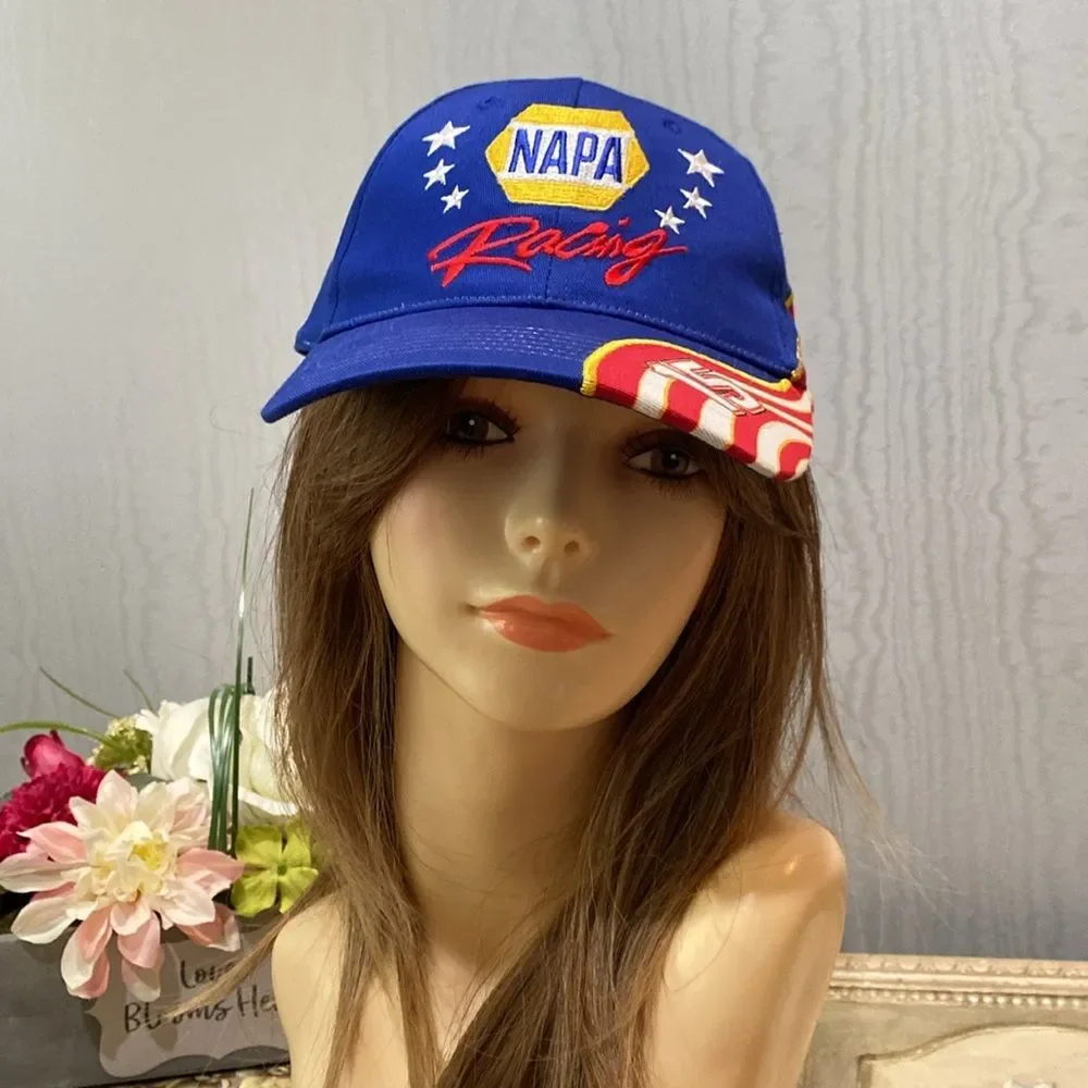Napa Racing Michael Waltrip Cap Hat Adjustable Cotton Blue Unisex NWOT